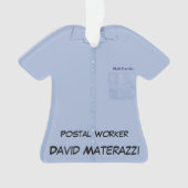 Postarbeider Ornament (voorkant)