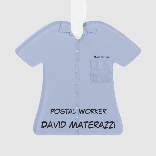 Postarbeider Ornament (voorkant)