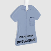 Postarbeider Ornament (voorkant)