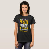Postarbeider Postbode Postbode Post Kantoor 3 T-shirt (Voorkant volledig)