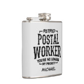 Postarbeider Postbus in ruste Aangepaste pensioner Heupfles (Rechts)