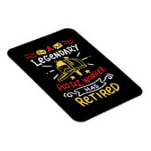 Postarbeider Postbus in ruste Gift Magneet (Rechterzijde)