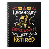 Postarbeider Postbus in ruste Gift Notitieboek (Voorkant)