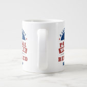 Postarbeider Postbus in ruste Grote Koffiekop (Achterkant)