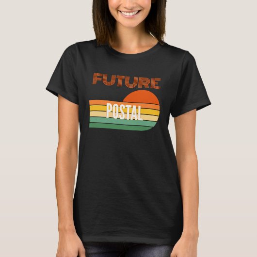 Postarbeider, toekomstige postarbeider t-shirt (Voorkant)