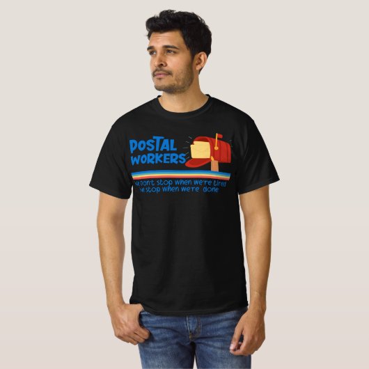 Postarbeiders Essential Cute Quote Souvenirs T-shirt (Voorkant volledig)