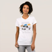 Postarbeiders in ruste maken de beste oma's t-shirt (Voorkant volledig)