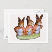 Postard - Flopsy, Mopsy en Cottontail Briefkaart (Voorkant / Achterkant)