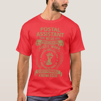 Postassistent We doen Precision-object voor taakom T-shirt