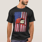 Postbeambte American Flag Postal Service T-shirt (Voorkant)