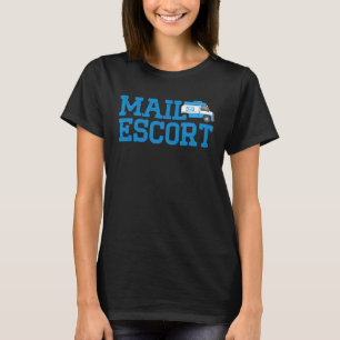 Postbeambte Post Escorte  US Post Postbode Post Ve T-shirt