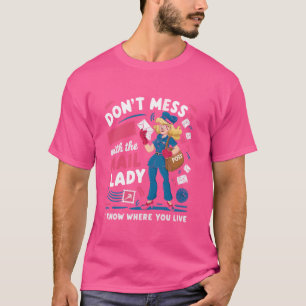 Postbeambte Post Lady Post Officer Mail Carrier T-shirt