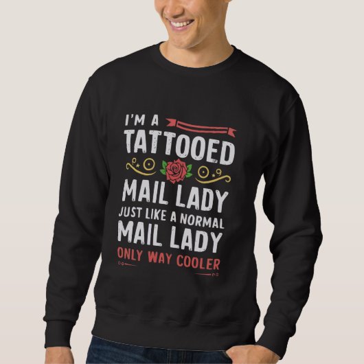 Postbeambte Post Lady Post Officer Mail Carrier Trui (Voorkant)