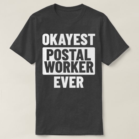 Postbeambte Postbode T-shirt (Design voorkant)