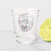 Postbeambten Waardering  Shot Glas (Achterkant)