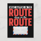 Postbediende Funny Mail Carrier Briefkaart (Voorkant)