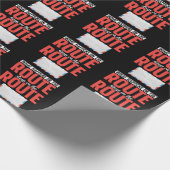 Postbediende Funny Mail Carrier Cadeaupapier (Hoek)