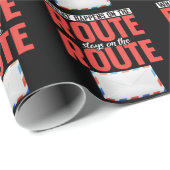 Postbediende Funny Mail Carrier Cadeaupapier (Rol Hoek)