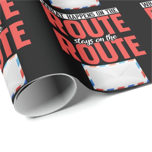 Postbediende Funny Mail Carrier Cadeaupapier (Rol Hoek)