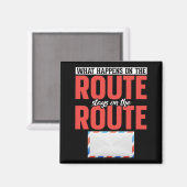 Postbediende Funny Mail Carrier Magneet (Voorkant / Achterkant)