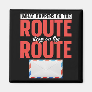 Postbediende Funny Mail Carrier Magneet