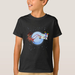 Postbediende kerstpost Truck Funny Mailman T-shirt