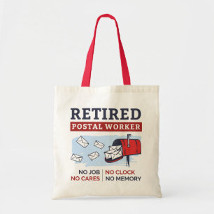 Postbediende postbediende postbeambte tote bag