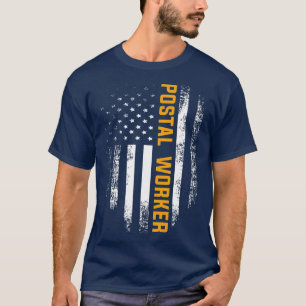 postbedrijf Amerikaanse vlag US Postal T-shirt