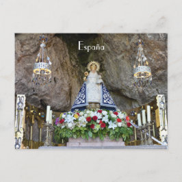 Postbedrijf Virgen de Covadonga en Asturias, Españ Briefkaart