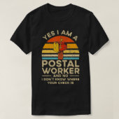 Postbezorging postbode t-shirt (Design voorkant)