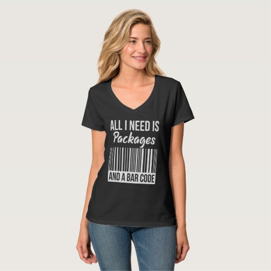Postbode 1 t-shirt (Voorkant volledig)