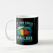 Postbode als je je mailbox leeg kon maken koffiemok (Links)