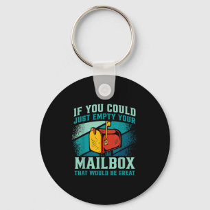 Postbode als je je mailbox leeg kon maken sleutelhanger