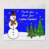 Postbode BEDANKKAARTEN Briefkaart (Voorkant)