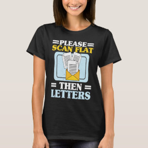 Postbode Besteller Verzending Levering Post Begele T-shirt