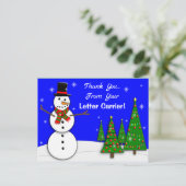 Postbode DANK JE WEL ANSICHTKAARTEN Briefkaart (Staand voorkant)