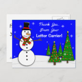 Postbode DANK JE WEL ANSICHTKAARTEN Briefkaart (Voorkant / Achterkant)