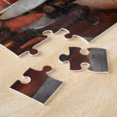 Postbode - De postwegerweegschaal Legpuzzel (Zijkant)