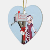 Postbode Elf Mailbox en Gifts Ornament (Links)