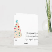 Postbode Feestdagen Kaart (Achterkant)