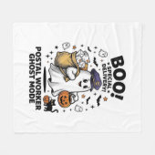 Postbode Geest Modus Halloween Bezorgontwerp Fleece Deken (Voorkant (Horizontaal))