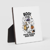 Postbode Geest Modus Halloween Bezorgontwerp Fotoplaat (Voorkant)