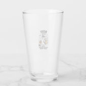 Postbode Geest Modus Halloween Bezorgontwerp Glas (Achterkant)