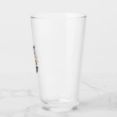 Postbode Geest Modus Halloween Bezorgontwerp Glas (Links)