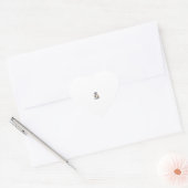 Postbode Geest Modus Halloween Bezorgontwerp Hart Sticker (Envelop)
