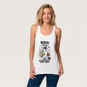 Postbode Geest Modus Halloween Bezorgontwerp Tanktop (Volledige Voorkant)