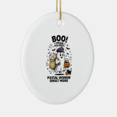Postbode Geest Modus Halloween Levering Design Keramisch Ornament (Rechts)