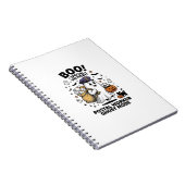 Postbode Geest Modus Halloween Levering Design Notitieboek (Rechterzijde)