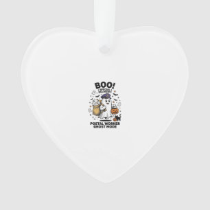 Postbode Geest Modus Halloween Levering Design Ornament