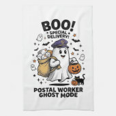 Postbode Geest Modus Halloween Levering Design Theedoek (Verticaal)